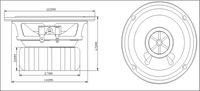 OEM/ODM grosir 30 watt 2-arah 6.5 inci Set komponen Speaker mobil dengan kabinet logam PP kerucut Audio mobil