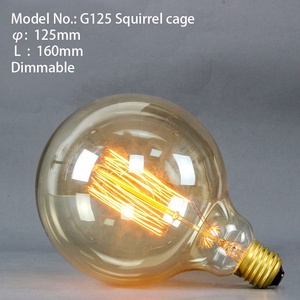 <span class=keywords><strong>G125</strong></span> <span class=keywords><strong>Globe</strong></span> cổ điển <span class=keywords><strong>Edison</strong></span> đèn E27/B22 40W 60W bóng đèn sợi đốt đèn - Product Image 5