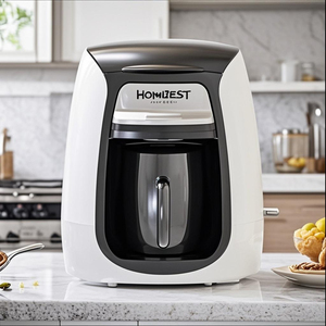 Mini cafetera portátil totalmente automática de una sola taza, goteo eléctrico PP, grado alimenticio para el hogar, oficina pequeña, coche, RV, Hotel - Product Image 5