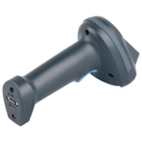 Lector de Códigos de Barras Inalámbrico Industrial Xkancode de 2.4GHz BT con Pantalla de 1.77 Pulgadas, Escáner de Códigos QR 2D
