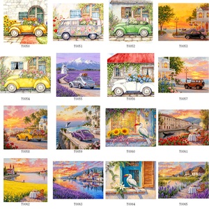 Kits <span class=keywords><strong>de</strong></span> broderie au <span class=keywords><strong>point</strong></span> <span class=keywords><strong>de</strong></span> <span class=keywords><strong>croix</strong></span> sur <span class=keywords><strong>toile</strong></span> <span class=keywords><strong>Aida</strong></span> 11 CT/14 CT/16 CT, grande taille 60x80cm, pré-imprimés, <span class=keywords><strong>pour</strong></span> adultes - Product Image 5