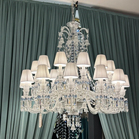Maria Theresas lustre de plafond en cristal de luxe pour hôtel restaurant salle de mariage lustre