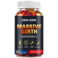 Gummies naturels de marque privée pour l'amélioration masculine, formule naturelle pour l'augmentation de la circonférence, pour hommes adultes, gummies naturels pour la fertilité masculine