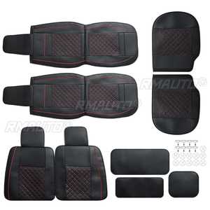 Fundas para Asientos de Automóvil, Fundas de Cuero PU para Asientos, Protector de Asiento Delantero, Universal para Auto - Product Image 6