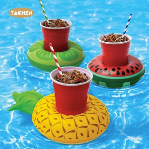 Yachen nhiệt đới dứa Inflatable uống chủ hồ bơi <span class=keywords><strong>Float</strong></span> uống chủ sở hữu cup floatiest cho mùa hè bên hồ bơi - Product Image 5