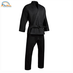 ชุดเครื่องแบบ Jitsu unisex คุณภาพพรีเมี่ยมชุดผ้าคอตตอนใส่สบายศิลปะการต่อสู้คาราเต้ชุดผ้าแคนวาสสำหรับผู้ใหญ่ - Product Image 3