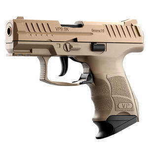 Pistola de juguete de balas blandas estilo VP9 compacta con expulsión de casquillos para niños, con punta naranja, para Dropshipping en Shopify - Product Image 1