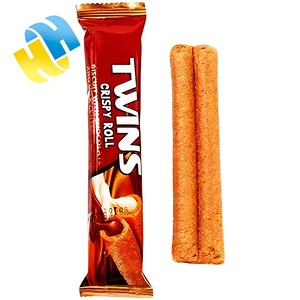 Wafer al <span class=keywords><strong>Cioccolato</strong></span> al Latte di Alta Qualità con Doppio Stick, Rotolo di Biscotto con Crema al <span class=keywords><strong>Cioccolato</strong></span> Bianco e Nero, <span class=keywords><strong>Cioccolato</strong></span> di Dubai - Product Image 4