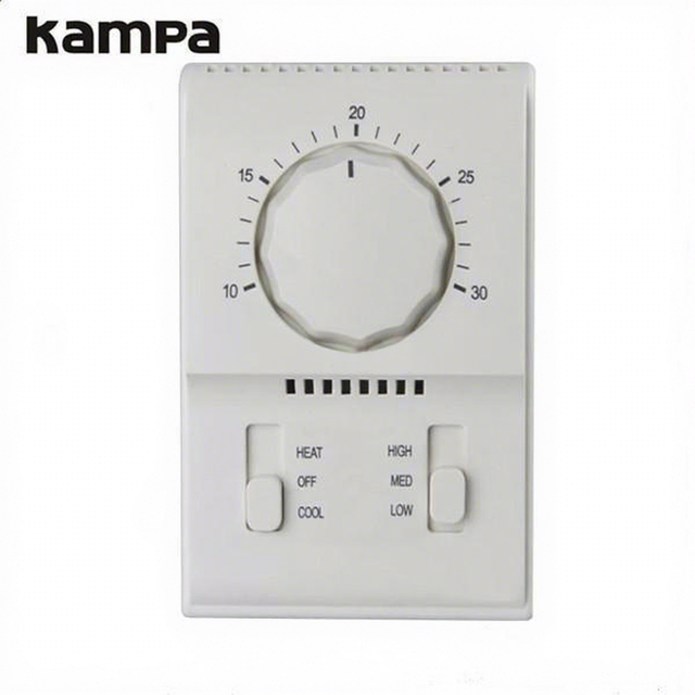 Kampa Mechanical Fan Coil Units Thermostat 3 Speed Room Thermostat