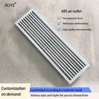Cadre de sortie d'air conditionné Allongé Minimaliste Grille de retour d'air ABS Durable Bureau Personnalisation
