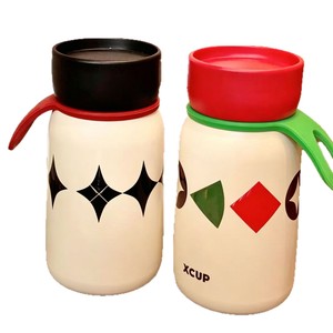 Xcup Stainless Steel <b>Insulated</b> <b>Mug</b> 316 Mini Portable With Handle Leak Proof Double Walled Travel Cup - Product Image 5