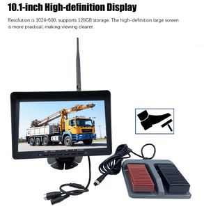 كاميرا هوك الرافعة اللاسلكية ذات الزووم المكبر 30 مرة لمراقبة المناطق الأعمى بعرض طويل المدى 10.1 بوصة لرافعة البرج - Product Image 5