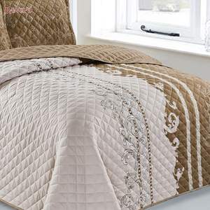 Colchas con diseño de impresión en caliente, oferta de fábrica al por mayor, juego de colchas con parche personalizado - Product Image 3