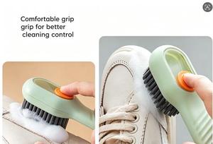 Multi-use High Quality Soft Bristled Shoe Brush Automatic Liquid Adding Shoe Brush Household Cleaning Tool - Product Image 6