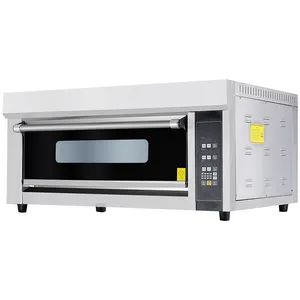 Single-layer Pizza Oven Commercial Kitchen Gas Multifunction Oven Bakery Equipment Convection Ovens For Sale