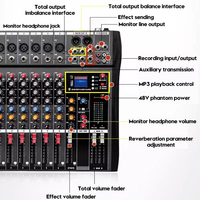 Contrôleur DJ Professionnel 6 Canaux Table de Mixage Audio USB Prix Compétitif en Gros
