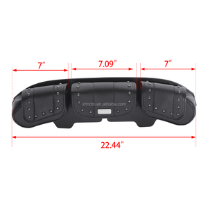 กระเป๋าติดเบาะมอเตอร์ไซค์ TCMT แบบ 3 ช่อง สำหรับ Harley Touring FLHT FLHTC FLHX FLHTK ปี 1996-2013 รุ่น XF2906C15-01 - Product Image 2