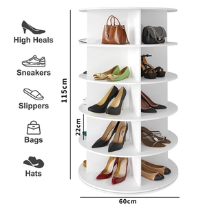 Novedad Estante de Exhibición Conveniente para Ahorrar Espacio Zapatero para el Hogar Gabinete de Zapatos Económico Soportes de Almacenamiento Sólidos - Product Image 2