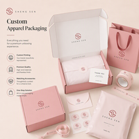 Boîtes d'emballage personnalisées avec logo doré pour lingerie, soutien-gorge, bikini, chaussettes, boîtes en papier imprimées en couleur pour l'emballage de vêtements
