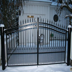 <span class=keywords><strong>Porte</strong></span> méditerranéenne en fer forgé Double <span class=keywords><strong>porte</strong></span> <span class=keywords><strong>d</strong></span>'<span class=keywords><strong>entrée</strong></span> principale extérieure pour villa Cadre <span class=keywords><strong>d</strong></span>écoratif en acier antivol avec motifs ornés - Product Image 6