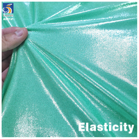 YX531-1 Nouveaux produits 2025 Tissu extensible brillant en polyester et élasthanne rose pour robe de bal