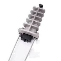 Serre-câble de tension FTTH/FTTX pour poteau aérien, accessoires pour câble à fibre optique, serre-câble d'ancrage ADSS, fixation de câble standard