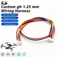 Conector de Aluminio Impermeable Personalizado Gh 1.25 Pitch con Clasificación IP66, Adaptador, Cable de Interfaz, Arnés de Cableado para Equipos Industriales