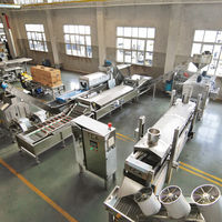 Ligne de production de chips de pommes de terre fraîches empilables entièrement automatique TCA 50-1000 kg/h machines électriques