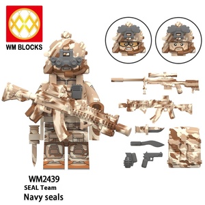 Loạt Quân Đội Lực Lượng Đặc Biệt Khối Xây Dựng Wm6147 1:8 Nhựa Mô Hình Đồ Chơi Cho Thương Mại Nước Ngoài Hàng Hóa Lắp Ráp Đồ Chơi Túi - Product Image 6