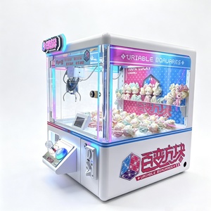 Mini Macchina Artiglio per Intrattenimento Indoor, Distributore Automatico di Portachiavi Giocattolo con Accettatore di Monete per Negozi di Regali <span class=keywords><strong>e</strong></span> Zone Giochi per Bambini - Product Image 2