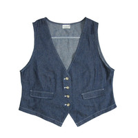 Gilet sans manches personnalisé avec logo, multi-poches, utilitaire, mode, tissu jean pour homme, veste de costume, cadeau d'affaires et promotionnel