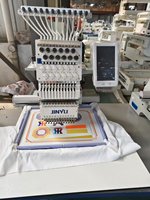 Nouvelle machine à broder informatisée JINYU à tête unique, haute précision, haute vitesse, avec moteur pas à pas, pour la personnalisation de casquettes et vêtements, usage familial
