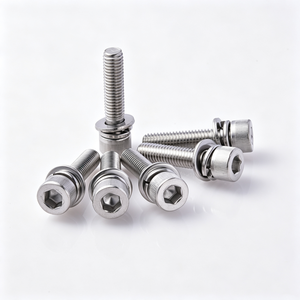 Factory Supply A2 Stainless Steel Hexagon Socket Head <b>Cap</b> Combination Screw With Washers - Product Image 5