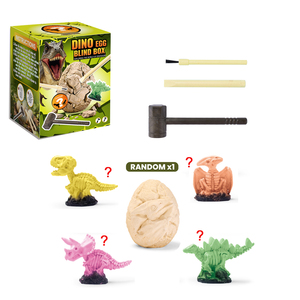 Kit d'excavation Dig It Out : Œuf de <span class=keywords><strong>dinosaure</strong></span> en plâtre à dégager, jouet d'archéologie - Product Image 1