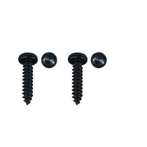 Viti Autofilettanti a <span class=keywords><strong>Testa</strong></span> <span class=keywords><strong>Svasata</strong></span> Torx in Acciaio Inox 304 Zincate Nero Lucido (Multi-Misura) - Product Image 3
