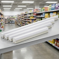 Tubes LED T5 commerciaux avec corps en PC et aluminium, 16W, 6500K, 60cm, 120cm, 2ft, 4ft, intégrés pour l'éclairage des supermarchés et des bureaux