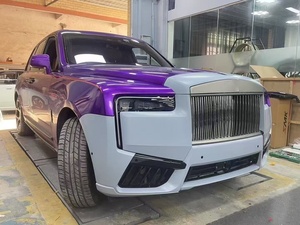 ชุดอัพเกรดกันชนรถยนต์ Rolls-Royce Cullinan รุ่นใหม่ พร้อมไฟหน้า ไฟท้าย ดิฟฟิวเซอร์ สปอยเลอร์ และคานนิรภัย - Product Image 2