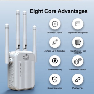 ตัวขยายสัญญาณไร้สายเราเตอร์เครือข่าย Wi-Fi ระยะ1200เมตรตัวขยายช่วงสัญญาณไวไฟ - Product Image 6