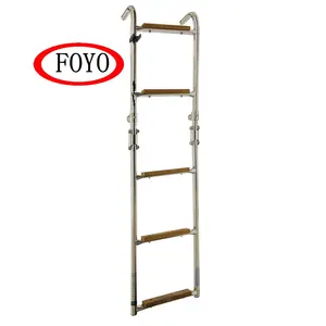 FOYO品牌低价船配件船用304不锈钢折叠梯帆船和游艇