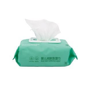 高品质有机婴儿湿巾，定制尺寸，柔软舒适，适合皮肤护理和清洁 - Product Image 4