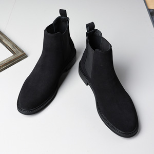Botas de Trabajo de Cuero Genuino para Hombre, Estilo Británico, Cálidas, Amarillas, Impermeables, Clásicas y Modernas para Otoño e Invierno - Product Image 3