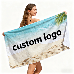 Toalla de Playa Personalizada de Microfibra de Diseño Lujoso con Logotipo Personalizado, Superligera y a Precio Económico - Product Image 4