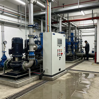 Panel de Control HMI PLC Inteligente de 12kw-35kw para Sistema de Bombeo de Tratamiento de Agua con Monitoreo Remoto