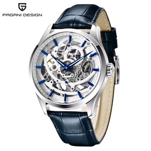 Drioshipping Brand Leather Men <b>Watch</b> Fashion Luxury Automatic <b>Mechanical</b> <b>Watch</b> 100m Waterproof <b>Watch</b> Relogio Masculino - Product Image 2