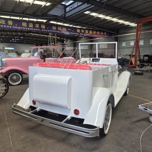 Venta Especial: Auto Clásico Vintage Blanco de 5 Plazas, Personalizable, Directo de Fábrica, Eléctrico, para Turismo - Product Image 4