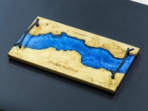 Bandeja de Resina de Madera de Primera Calidad para Exportación, Bandeja de Servicio Hecha a Mano con Acabado de Alta Calidad para Restaurantes y Decoración del Hogar a un Precio Competitivo - Product Image 5