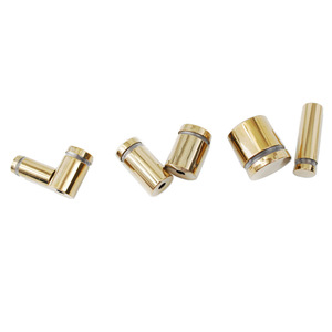 Clavos Publicitarios de Acero Inoxidable Dorado de 12, 16, 19 y 25 mm de Longitud Ajustable, Tornillos de Fijación para Exhibición en Tiendas - Product Image 2