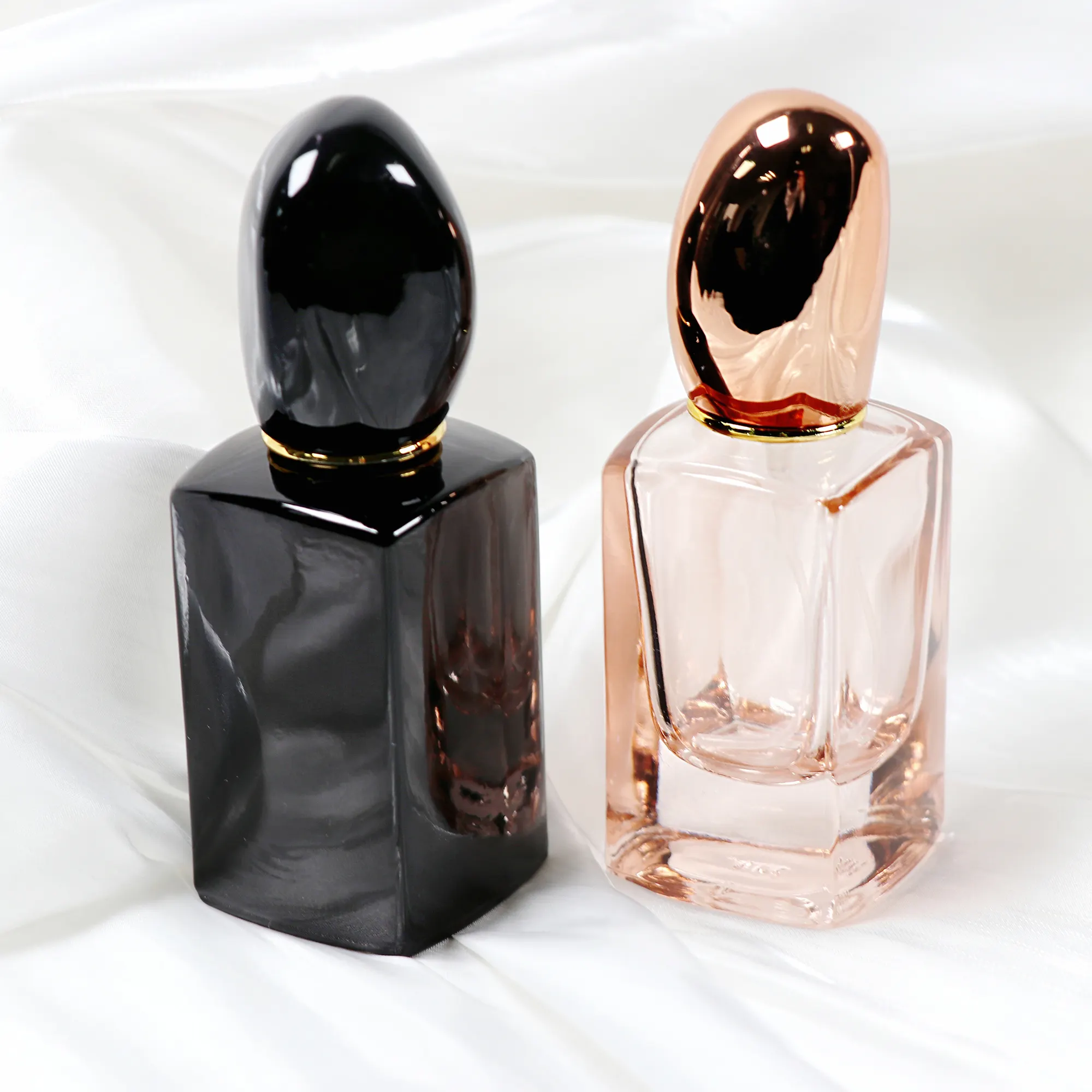 Luxury 30ml Glass Perfume Bottles With Spray Square Perfume Bottles Ladies Private Perfume Bottles