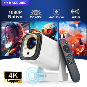 Projecteur intelligent HY310 LCD 1080p natif, compatible 8K/4K, courte focale, portable, stéréo, haut-parleurs intégrés, nouvelle génération - Product Image 1