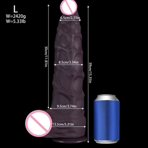 Dildo in Silicone Super Grande a Forma di Drago Mostruoso, Giocattolo Sessuale per Punto G e Prostata, Dildo con Nodo Alieno e Forte Ventosa - Product Image 6
